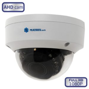 Купольная Full HD мультигибридная камера MATRIX MT-DW1080AHD20VS