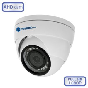 Антивандальная купольная Full HD мультигибридная камера MATRIX MT-DG1080AHD20XF (3,6мм)