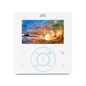 ATIS AD-480 White Видеодомофон, цветной, сенсорные кнопки управления